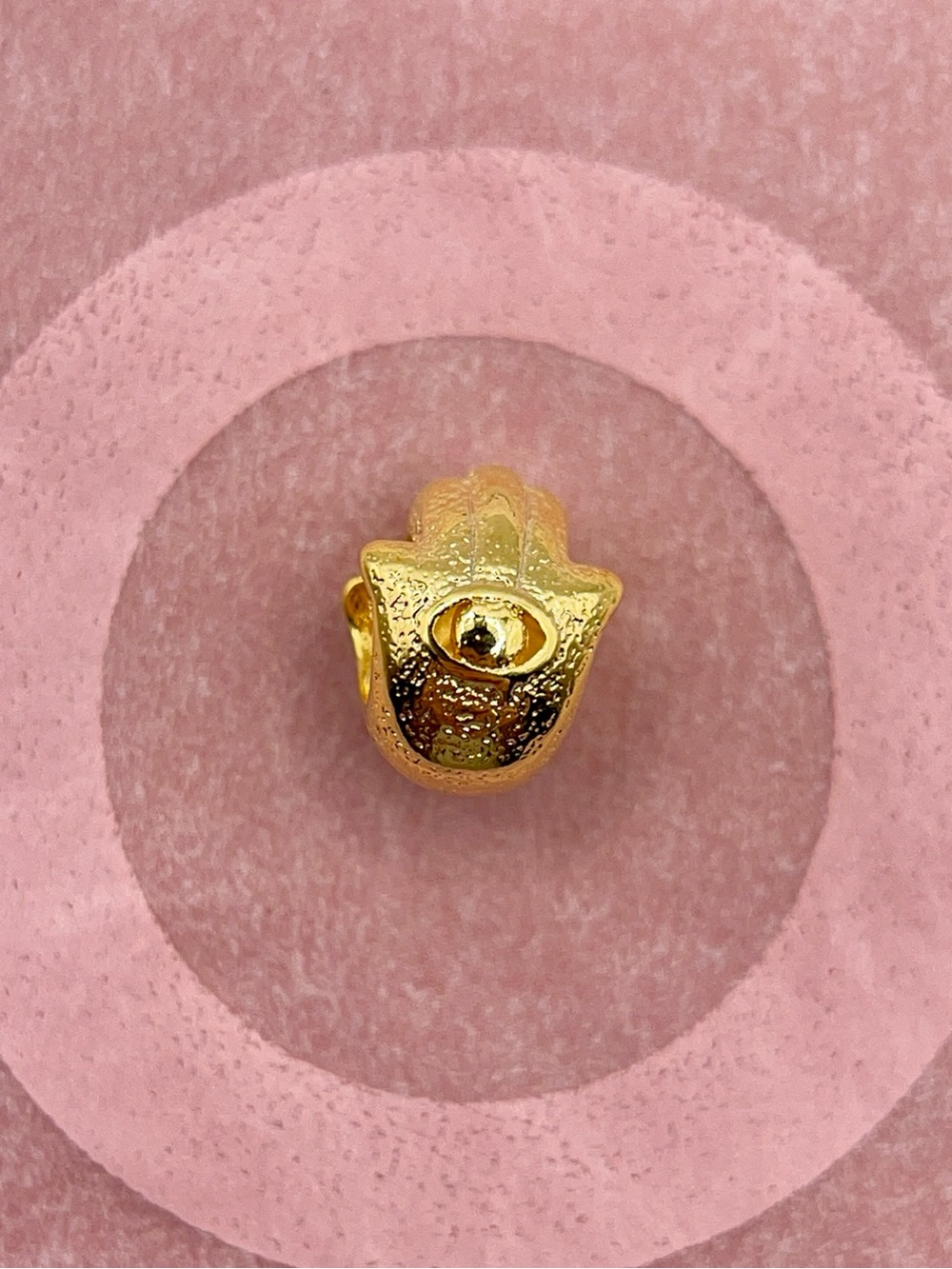 Pandora Gold Plated Hamsa Hand Protection Charm - Picture 2 of 6
